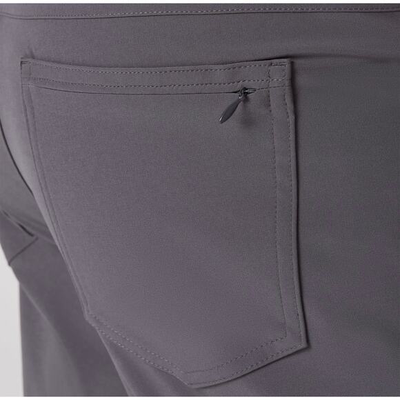 Mizzen + Main Men's Stretch Helmsman Slim Fit 5 Pockets Pants Gray Size 34WX30L - Picture 2 of 15